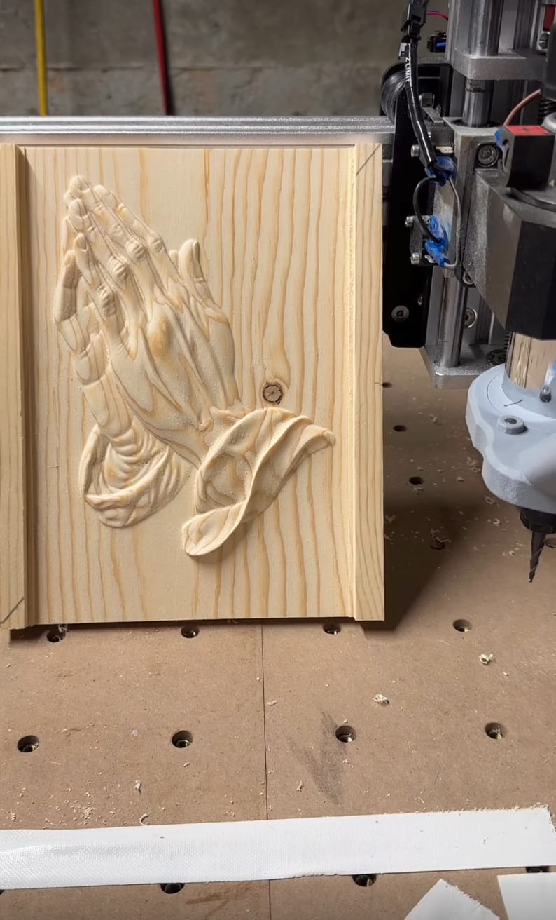 Customer photo review of YoraHome® SilverBack Benchtop CNC Router 6060