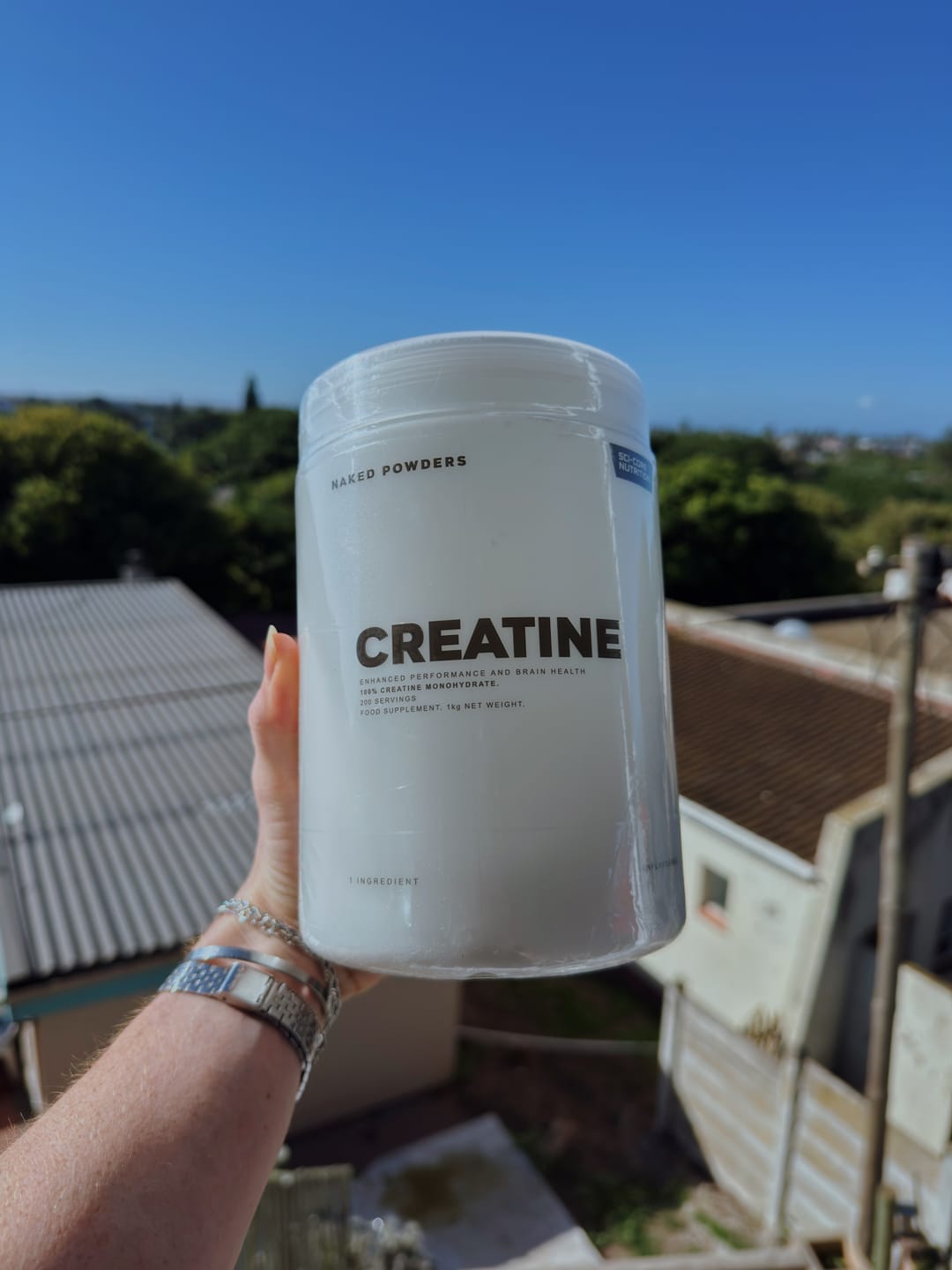 Customer photo review of NAKED CREATINE MONOHYDRATE - 1kg | 200 servings