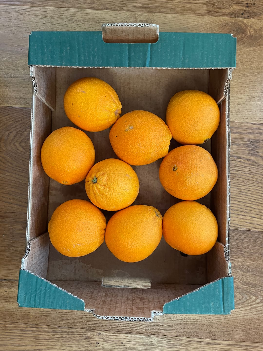 Customer photo review of Orangen Lane Late Bio von Apostolis Kreta 4kg Box