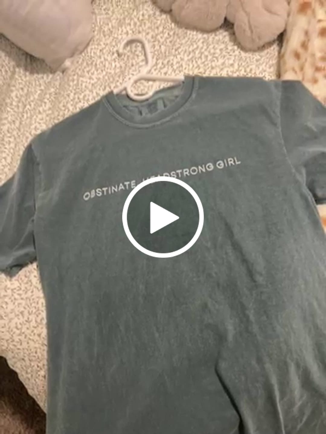 Customer video review of Pride and Prejudice Obstinate Headstrong Girl Tshirt