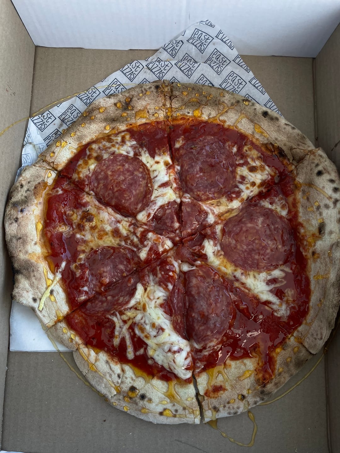 Customer photo review of Sourdough Pizza Bases (boxes of 25 bases)