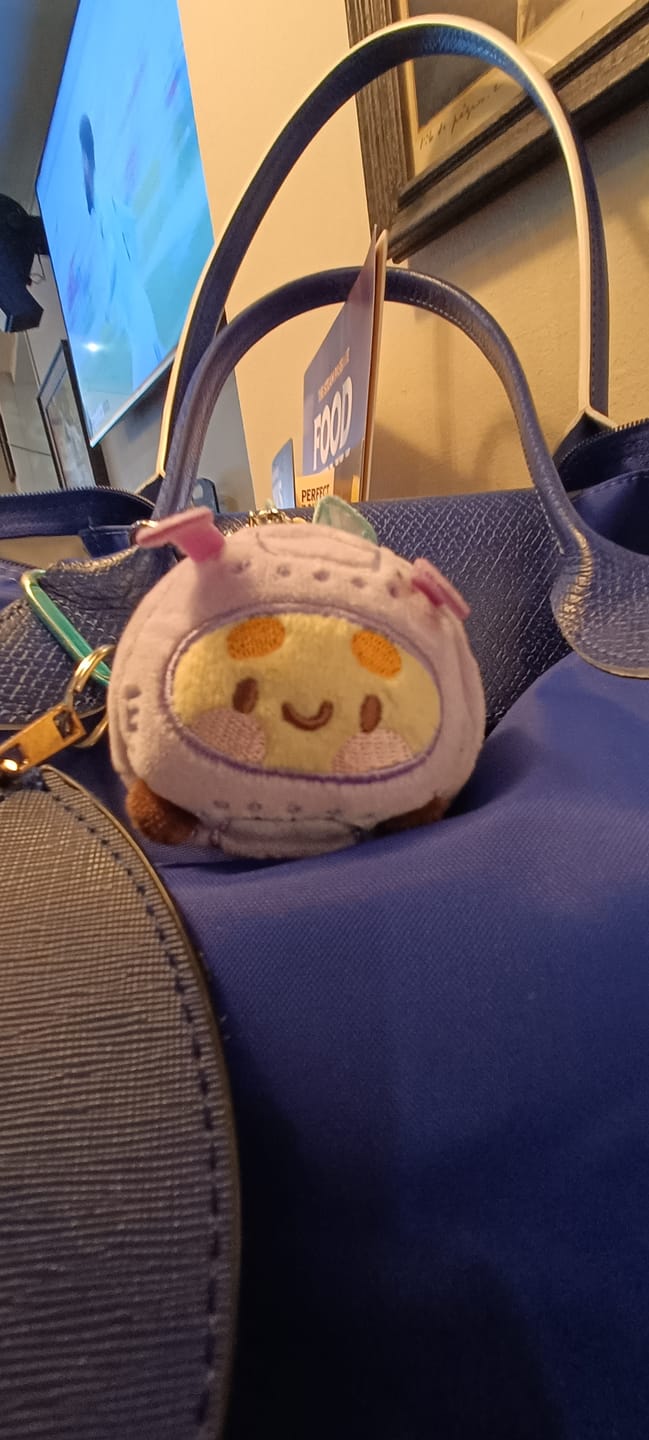 Customer photo review of Bumblebutt Space Bee Plush Keychain | Cute Kawaii Bee Bag Charm