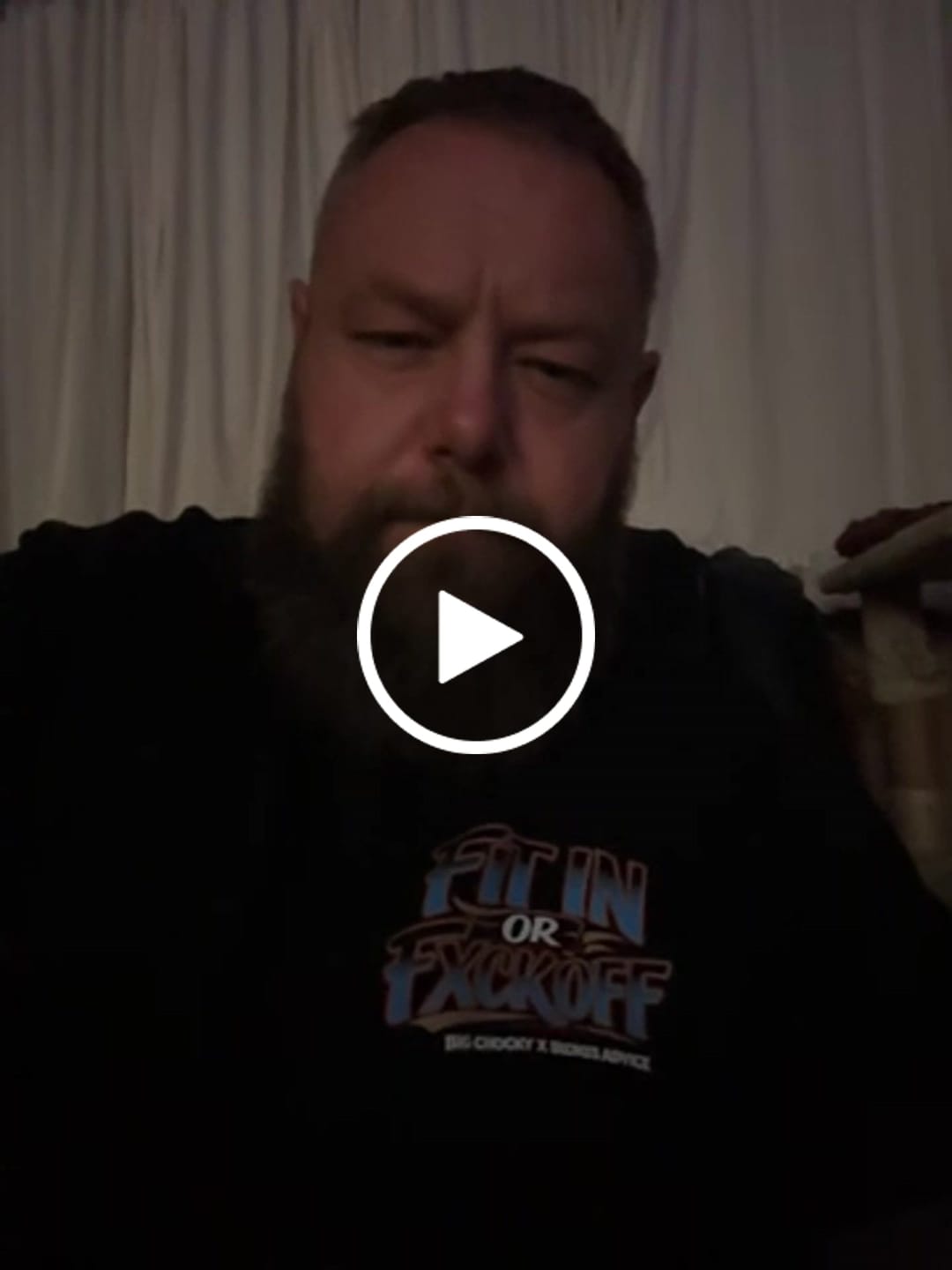 Customer video review of Big Chocky | Fit In Tee