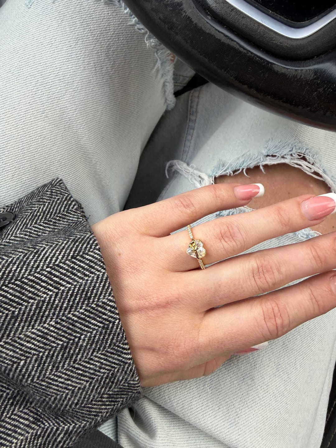 Customer photo review of Princess Heart Bow Ring | Limited Edition