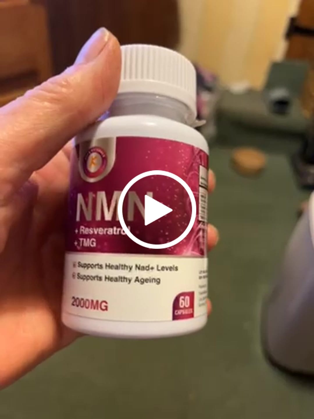 Customer video review of NMN Complex