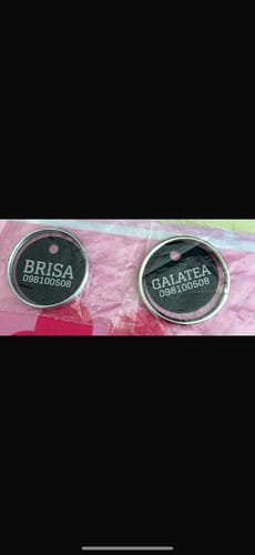 Customer photo review of Chapita 20x20mm Negra