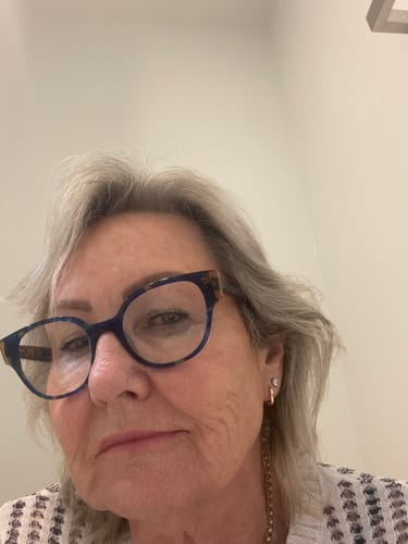 Customer photo review of Heart Huggie Earrings in 9ct Yellow Gold