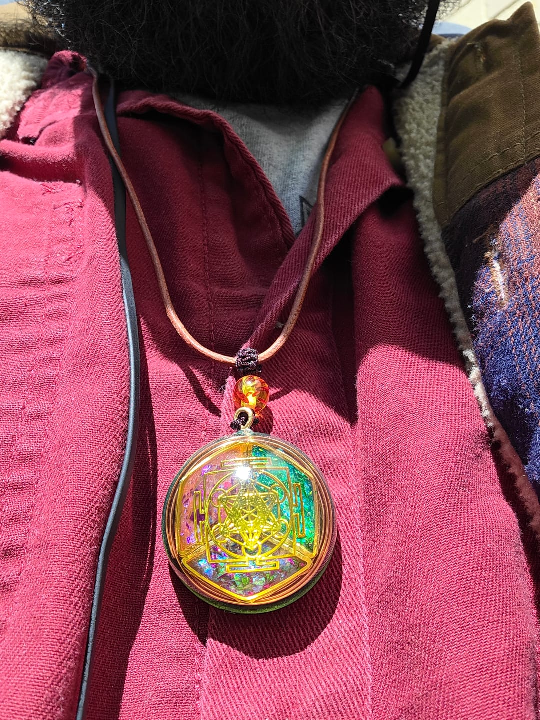 Customer photo review of Magnetic Energy Talisman + FREE Tarot Cards