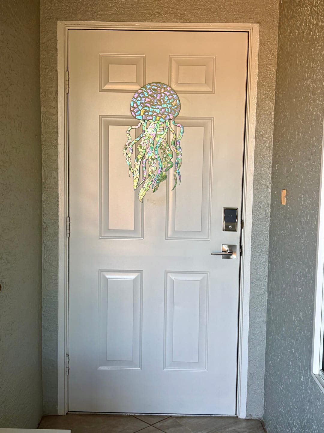 Customer photo review of Unfinished Wood Jellyfish Jelly Fish Silhouette - Craft- up to 46" DIY