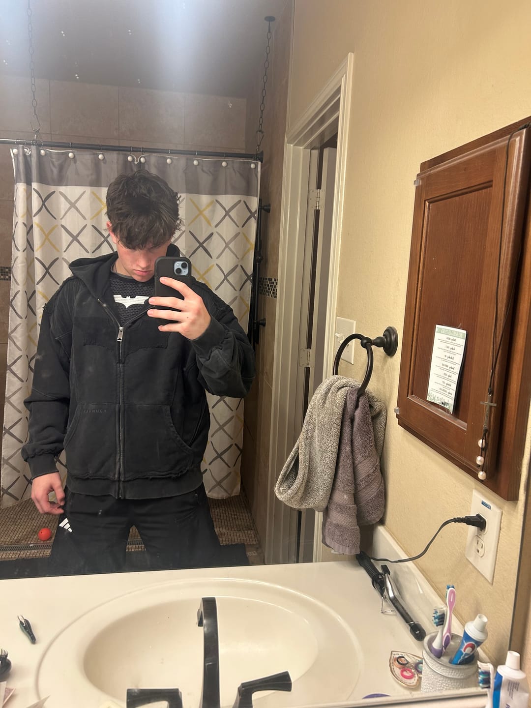 Customer photo review of 5209 - Batman Armored Zip-Ups