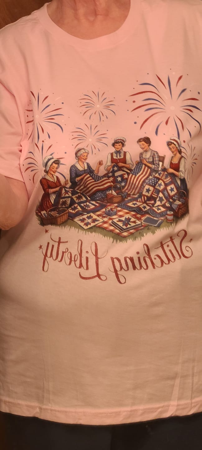 Customer photo review of Stitching Liberty T-Shirt