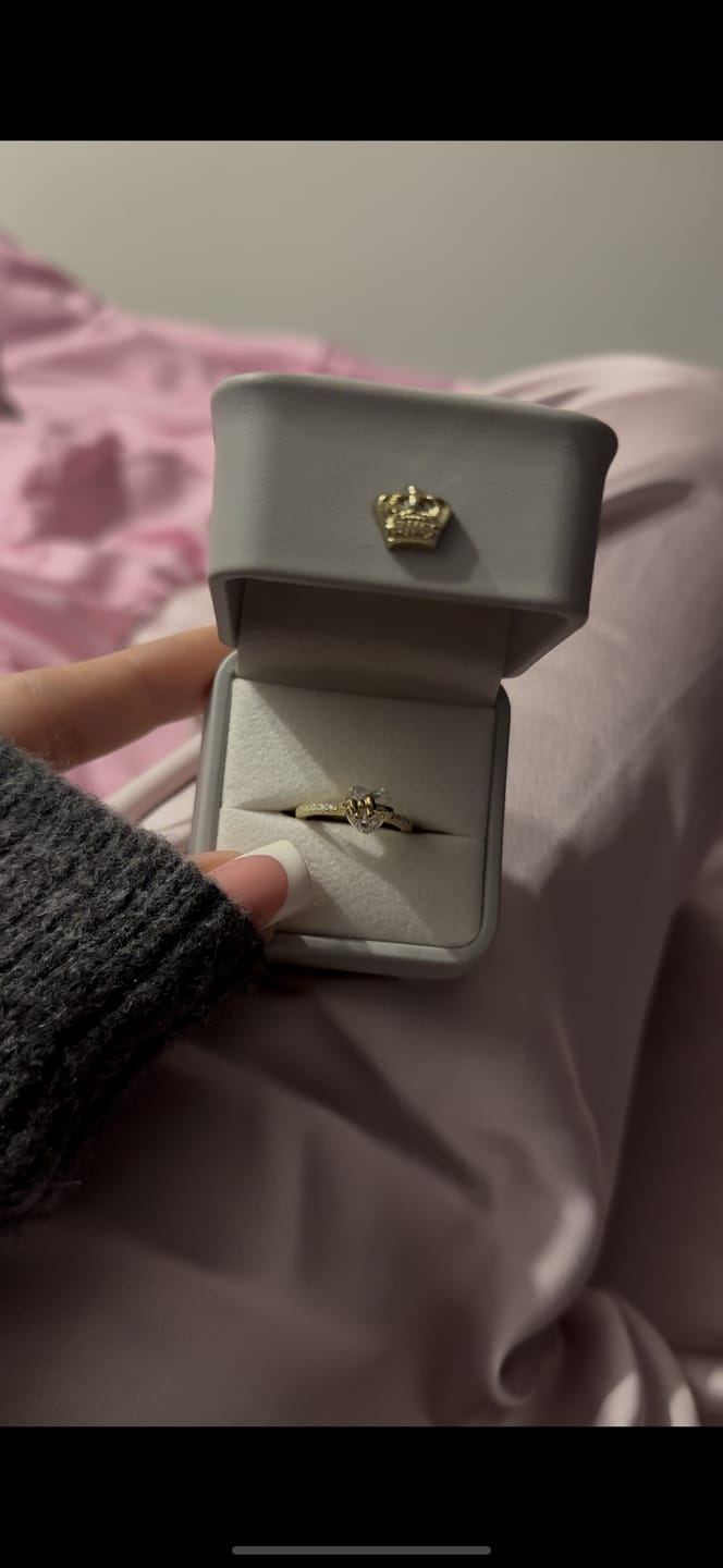Customer photo review of Princess Heart Bow Ring | Limited Edition