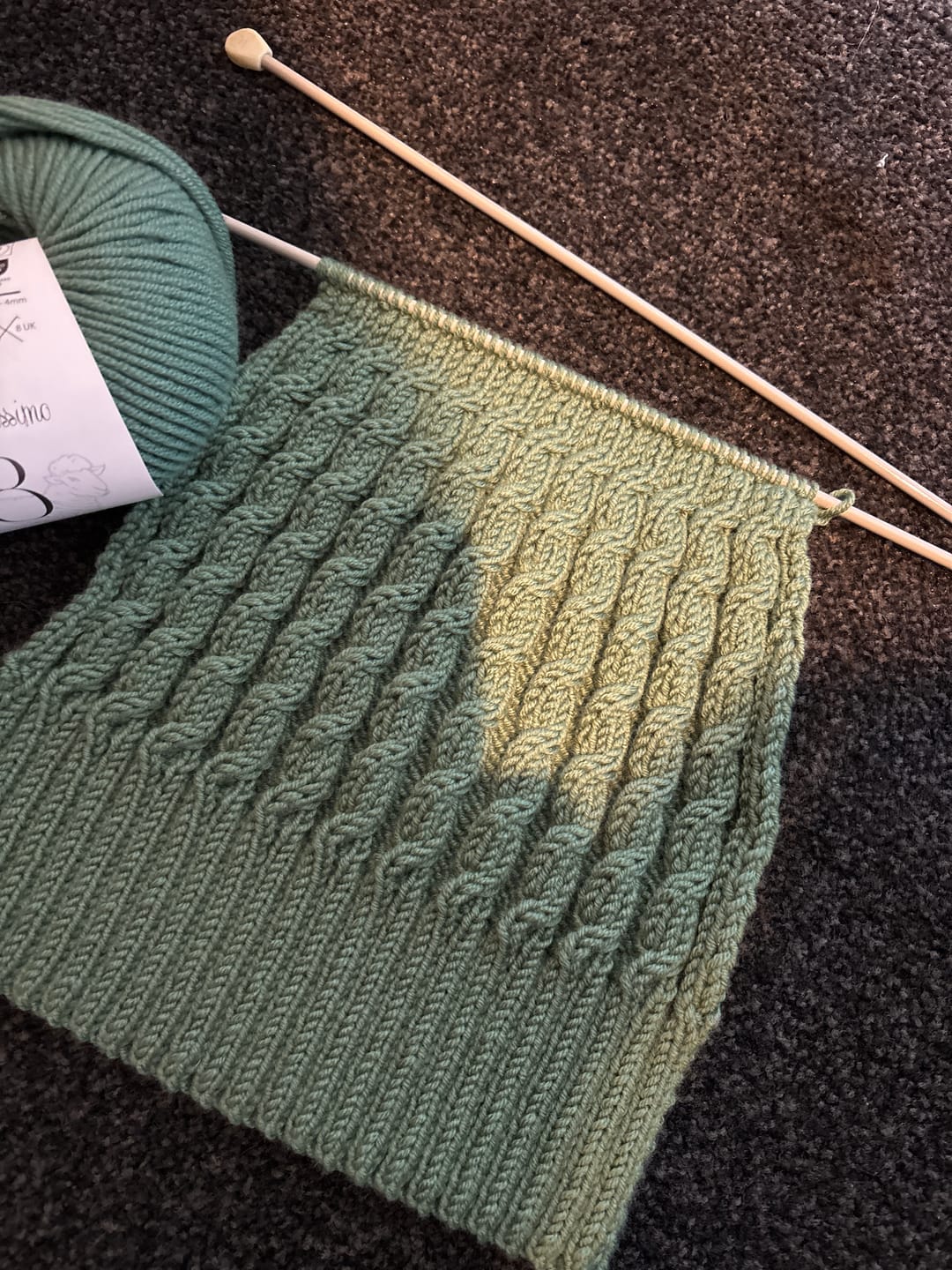Customer photo review of Bellissimo Extra Fine 8 ply