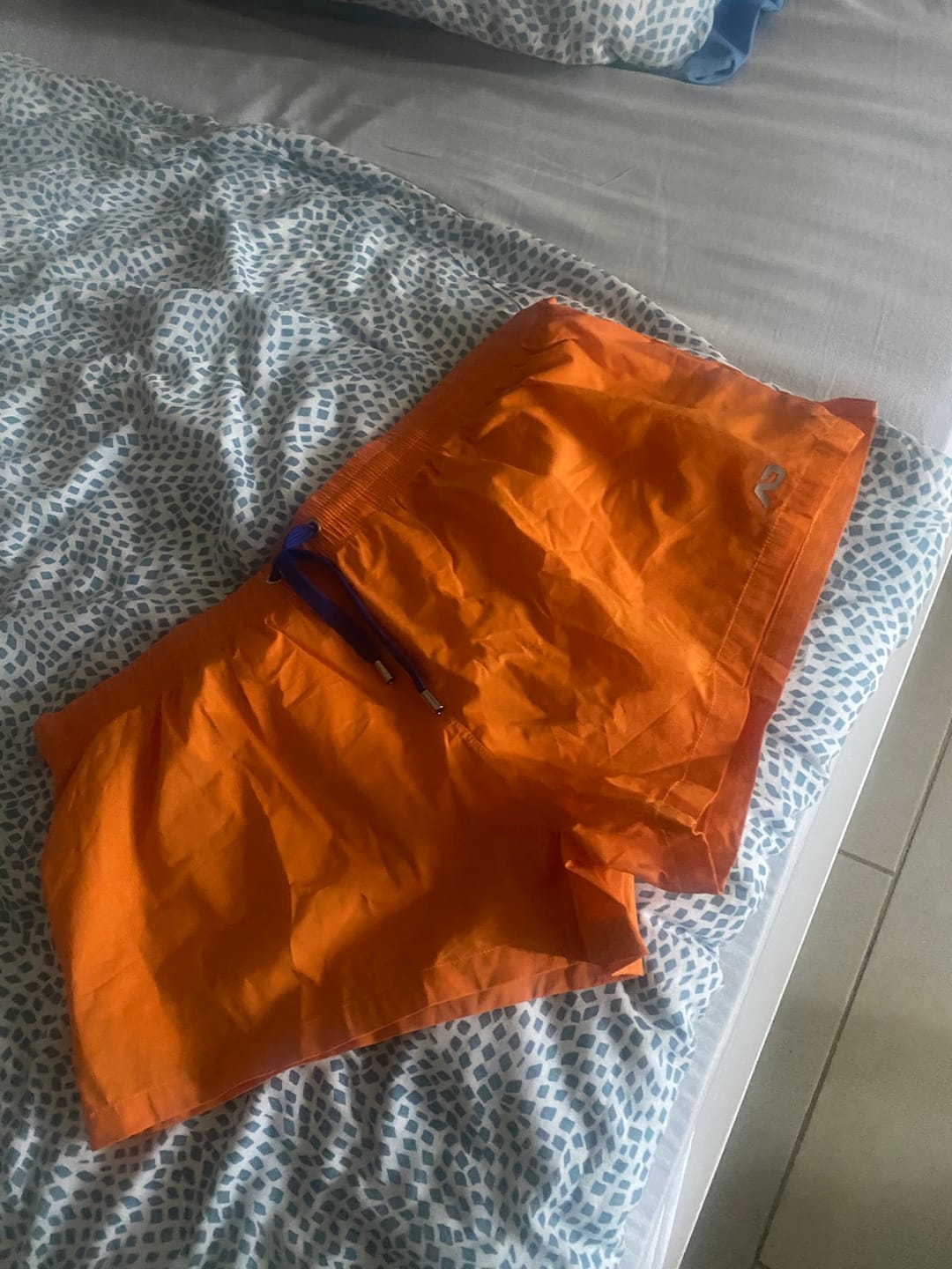 Customer photo review of Men's Quick-Dry Beach Shorts with Drawstring