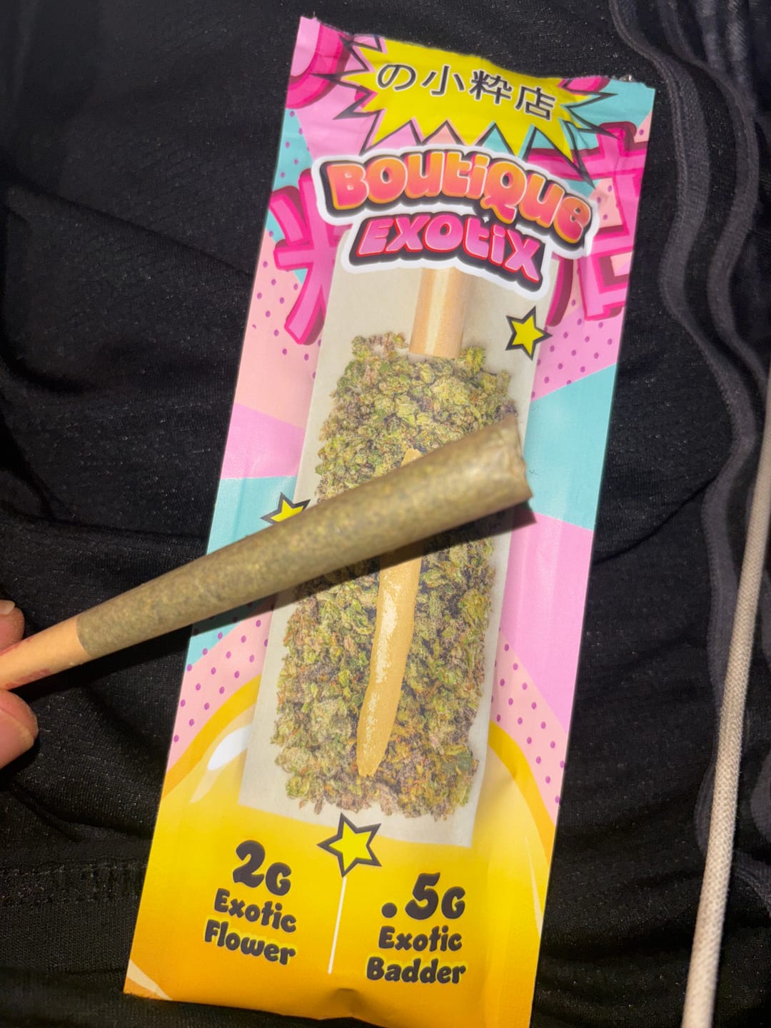 Customer photo review of Boutique Exotics - Jelly Roll - 2.5G Pre-Roll