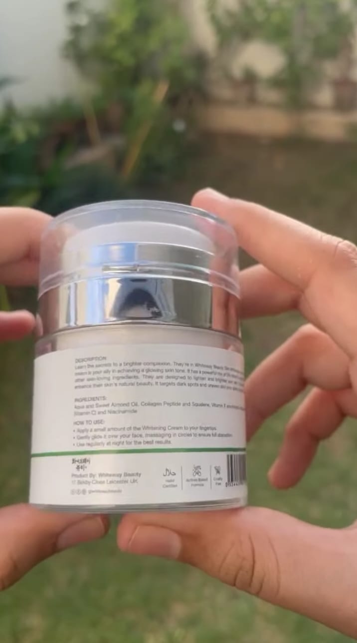 Customer photo review of Skin Brightening Cream - 30ml