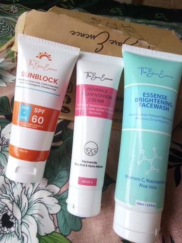 Customer photo review of Instant Relief Pigmentation Pack