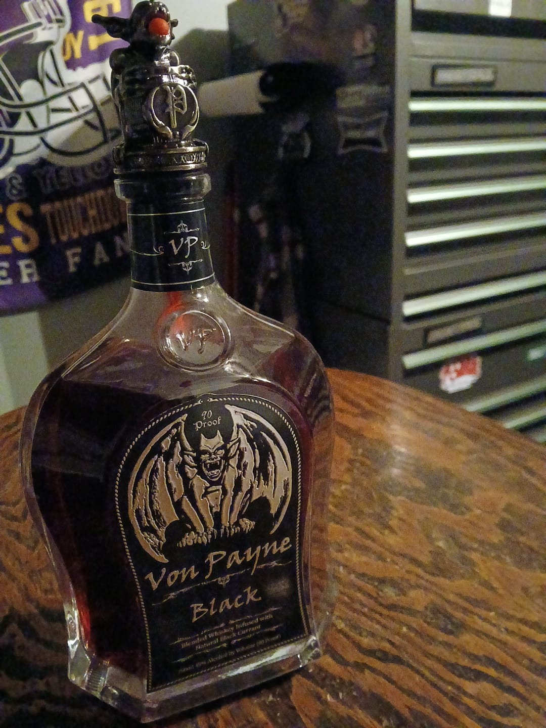 Customer photo review of Von Payne Black Blended Whiskey