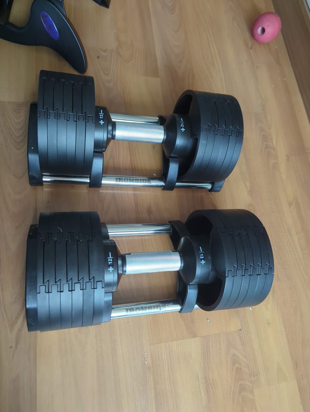 Customer photo review of Mancuerna Ajustable 20 kg IRONSIDE Block