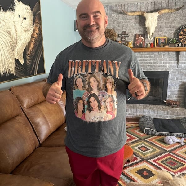 Customer photo review of Custom Vintage Tee/Crewneck/Hoodie