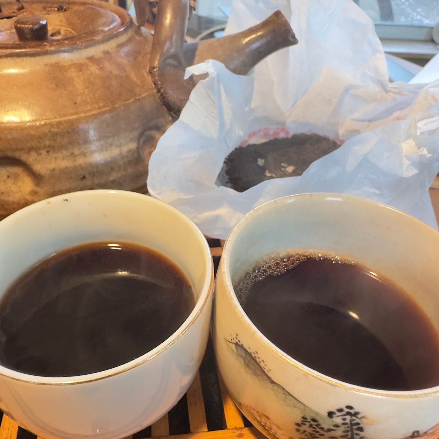Customer photo review of 2023 Xiauguan Tuocha Ripe Pu-erh Tea Tuo in Paper