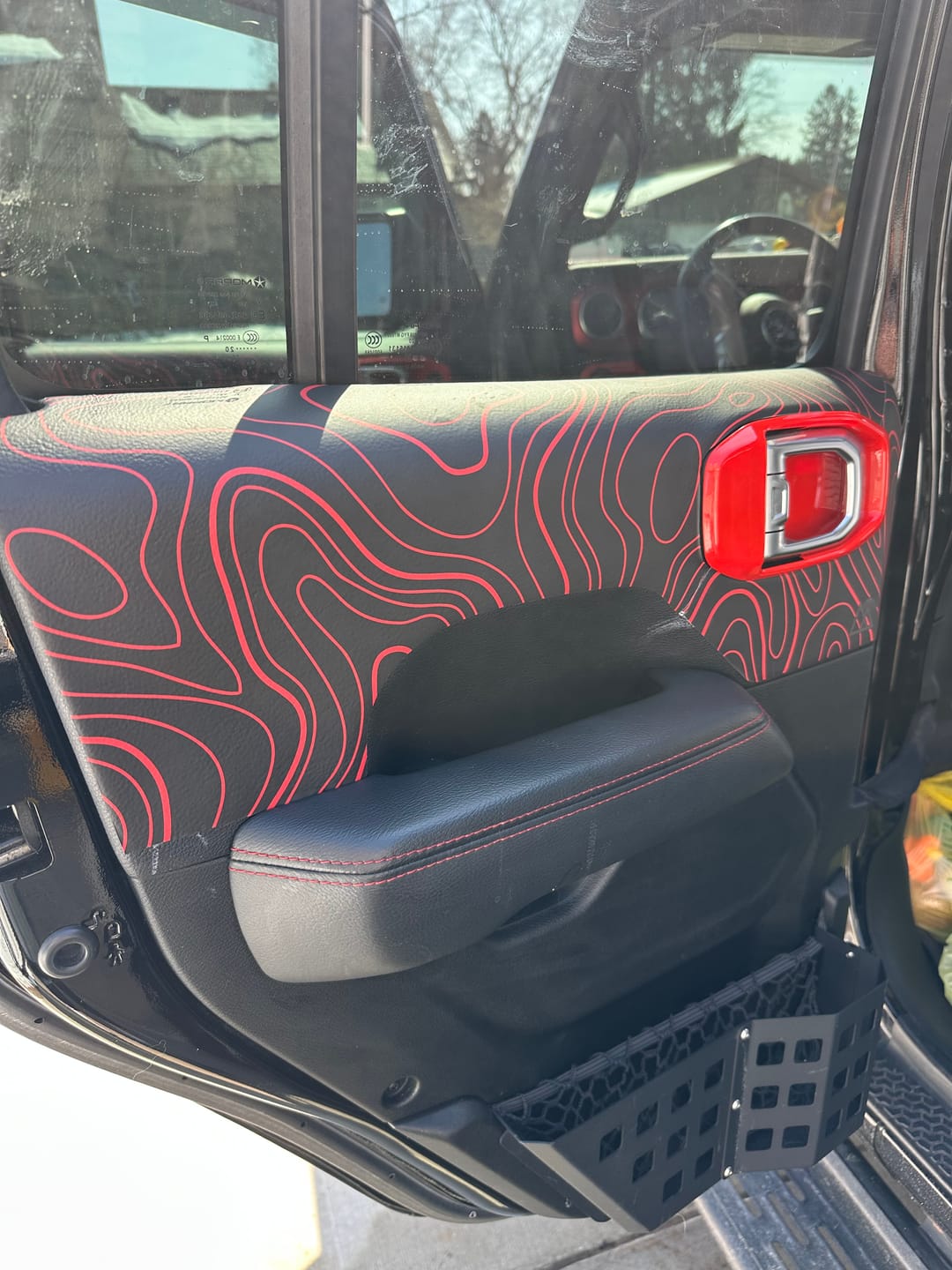 Customer photo review of 2018+ Wrangler JL Door Skins | Topographic