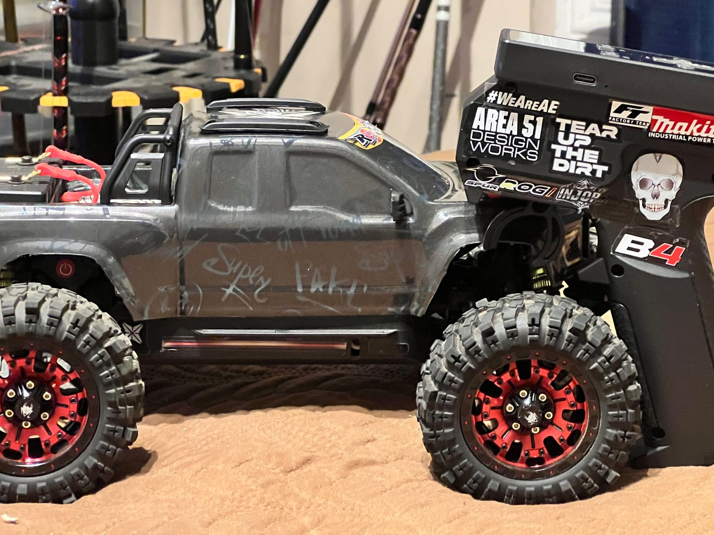 Customer photo review of Black Car Body Spare Part for RC Car ROG1