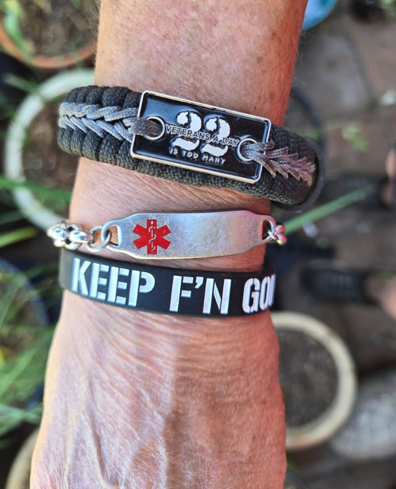 Customer photo review of 22 A Day Paracord Bracelet