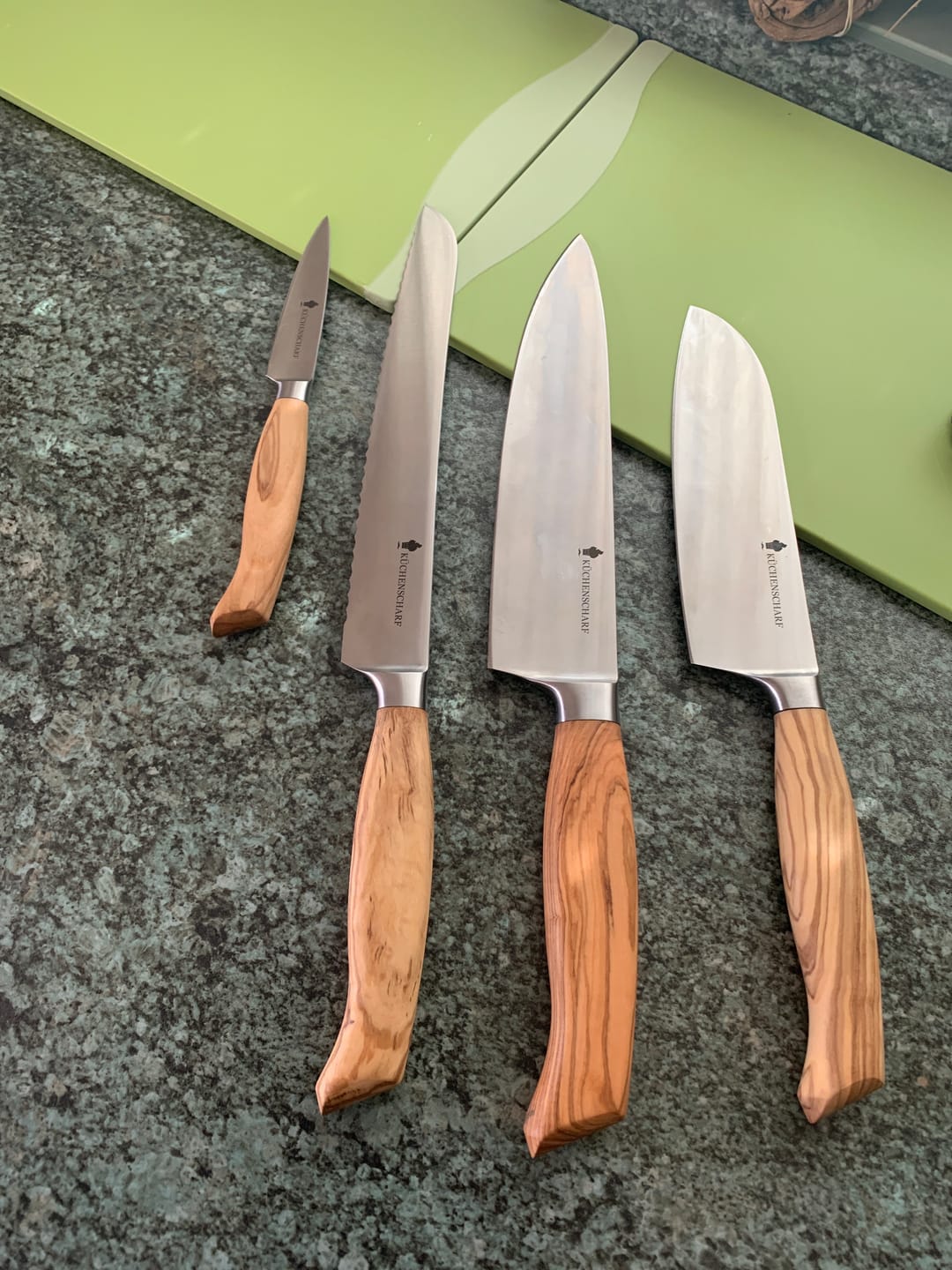 Customer photo review of Küchenscharf Santoku 16 cm (100% Solinger Handwerkskunst)