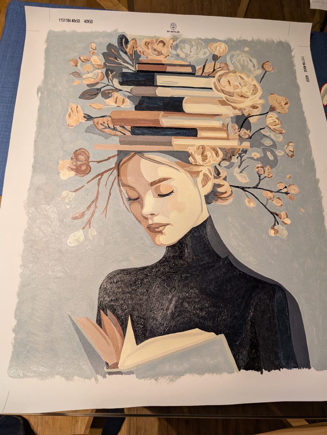 Customer photo review of Book garden | Paint by Number