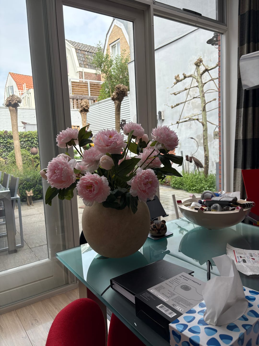 Customer photo review of Zijden Pioenrozen - Roze