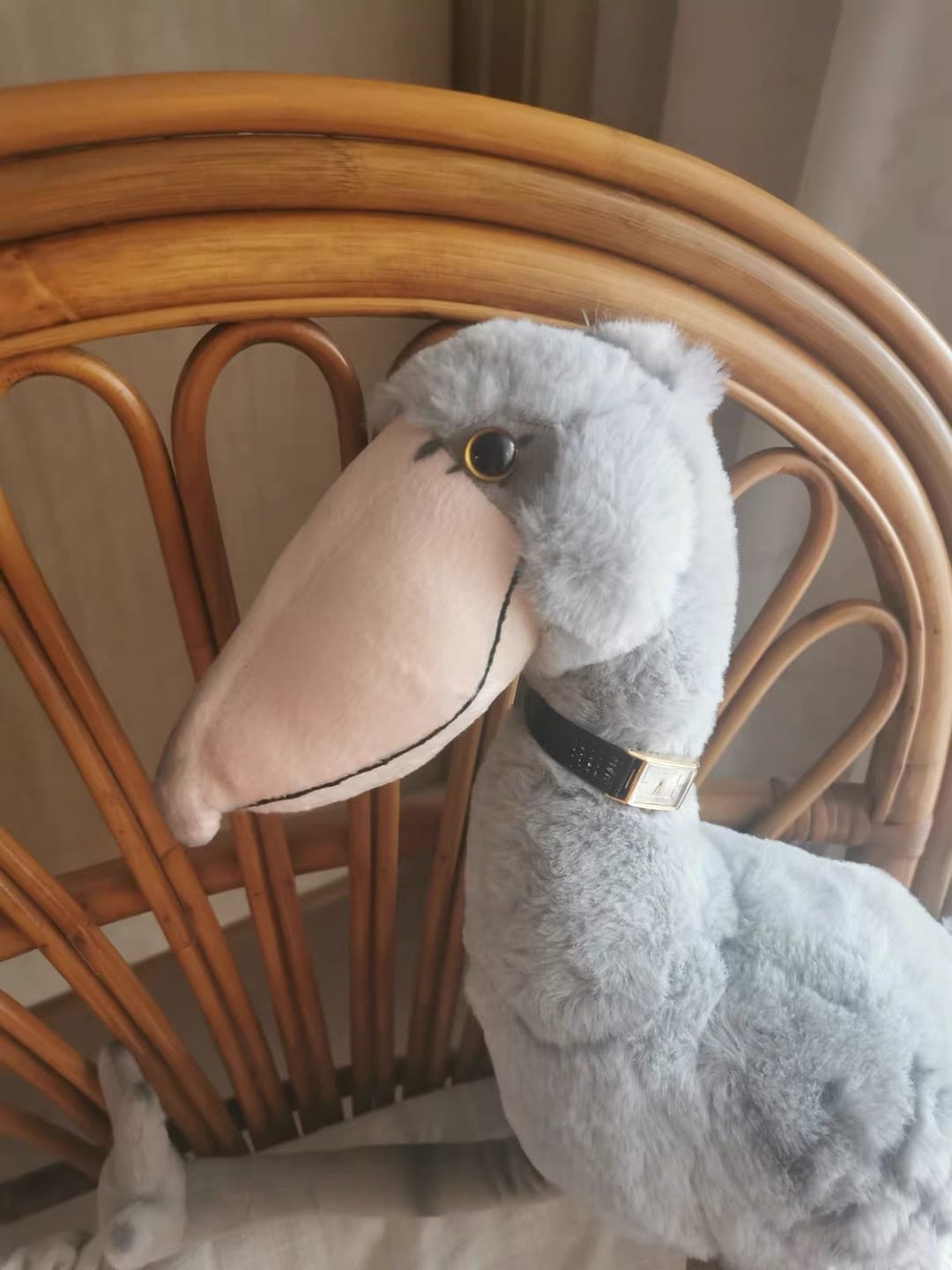 Customer photo review of Shoebill Stork Plush – Soft, Realistic Stuffed Bird Toy for Nature Enthusiasts