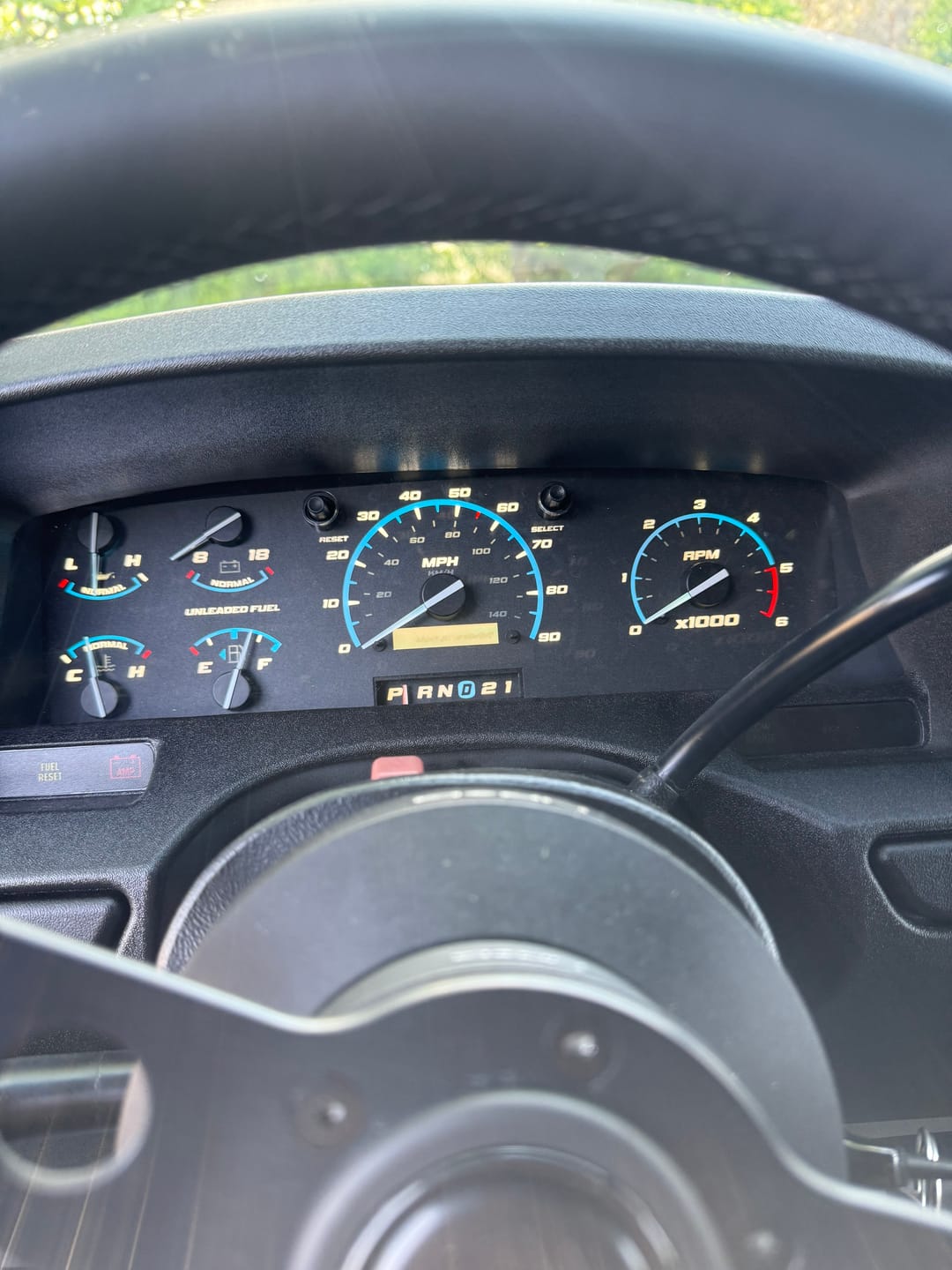 Customer photo review of Gas w/tach - Midnight DashSkinz