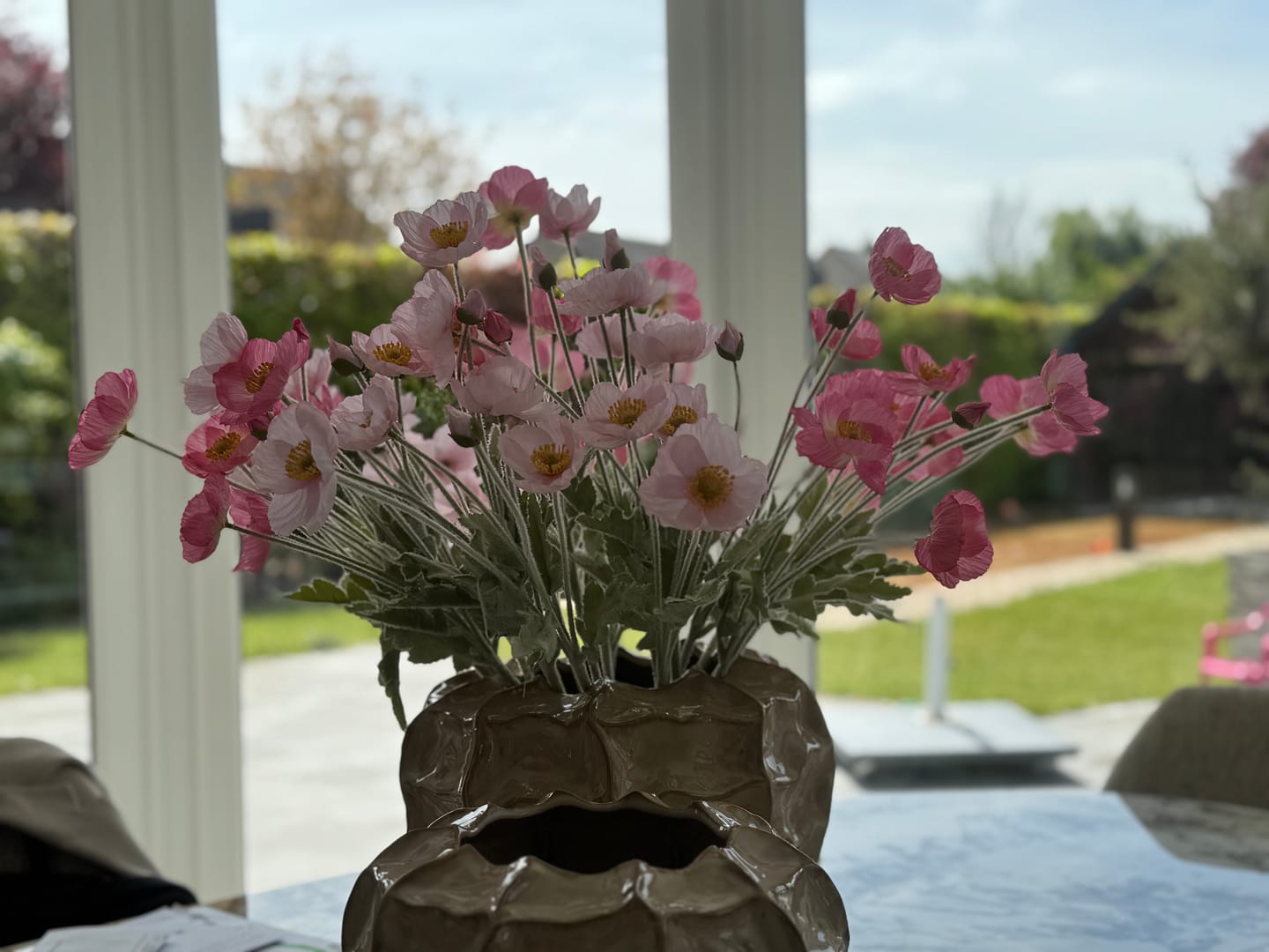 Customer photo review of Coquelicots - Mélange rose (10 tiges)
