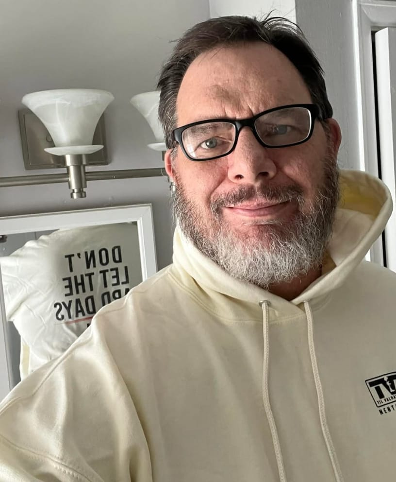 Customer photo review of Hard Days Hoodie