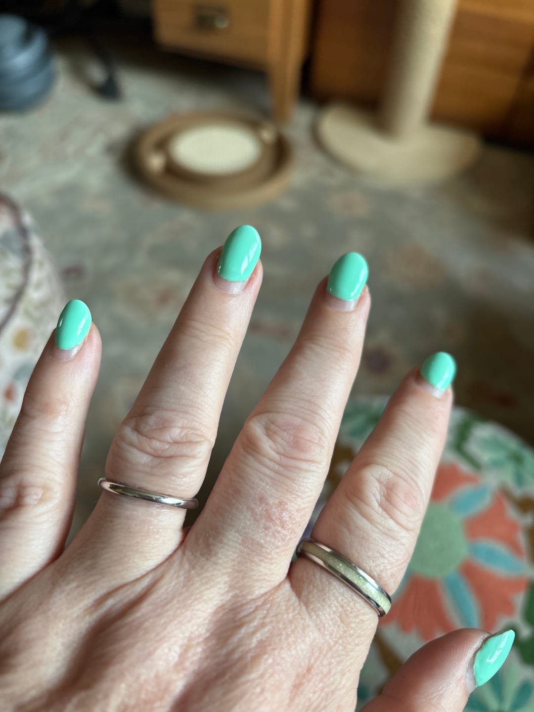 Customer photo review of White Gold 2mm Wonder Ring