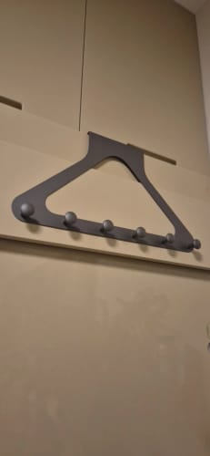 Customer photo review of Over-the-Door Hanger Organizer