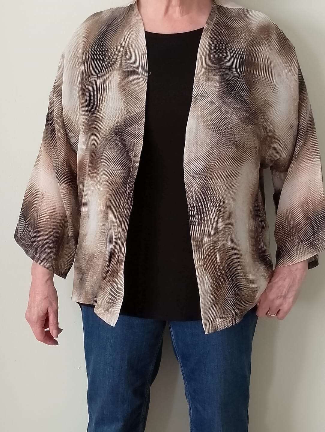 Customer photo review of Golden Trail Viscose Fabric