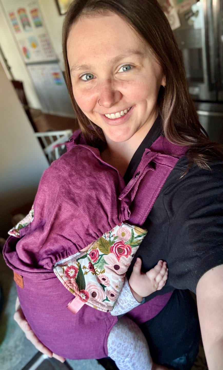 Customer photo review of Happy Baby Original Baby Carrier