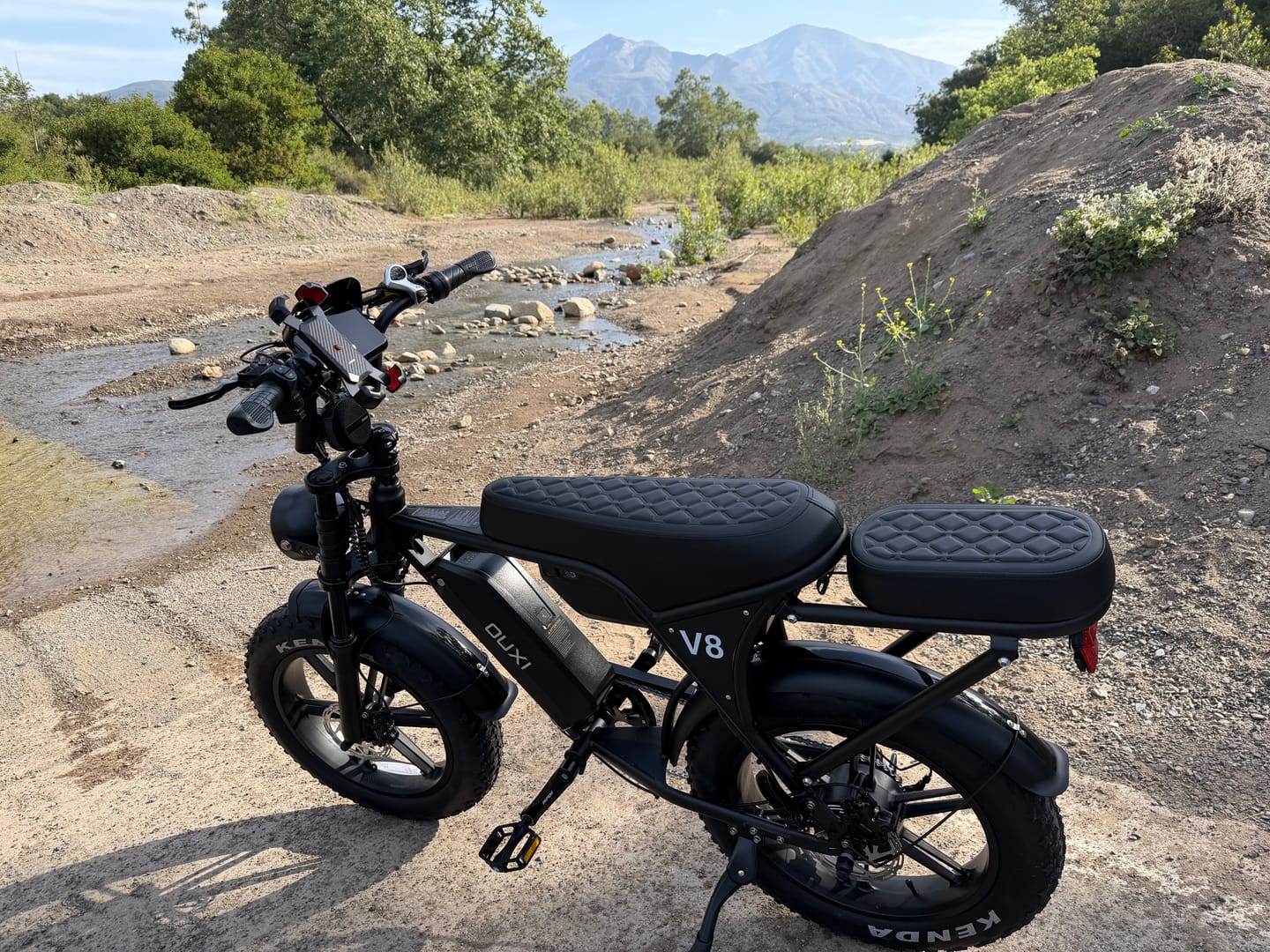 Customer photo review of OUXI V8 Max 750W Dual Battery Electric Bike