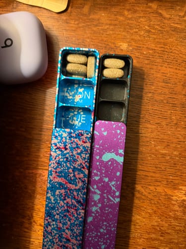 Customer photo review of Weekly AM-PM Vitamin Case 2.0