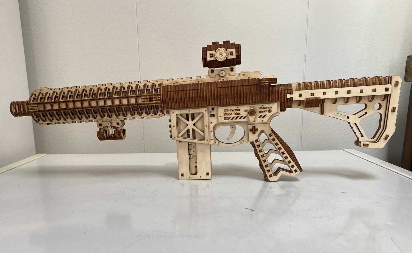 Customer photo review of Rokrgeek M4 3D Wooden Gun Puzzle