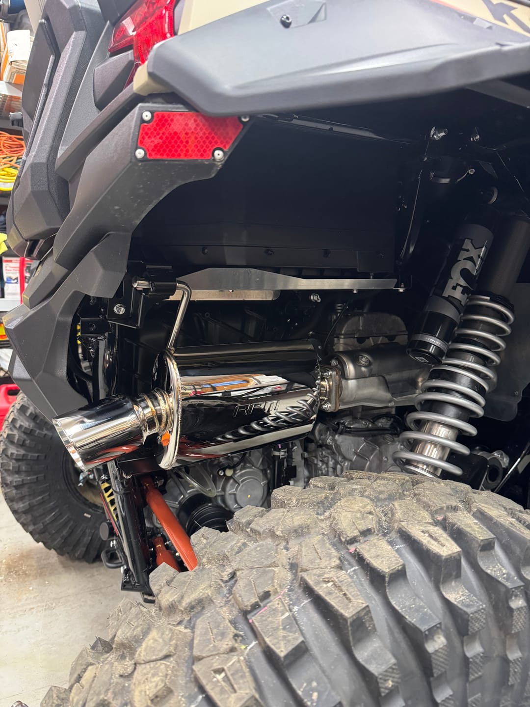 Customer photo review of RPM Teryx KRX 1000 Catless Slip On Sport Muffler KRF1000