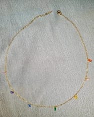 Customer photo review of Prismatic Harmony Necklace