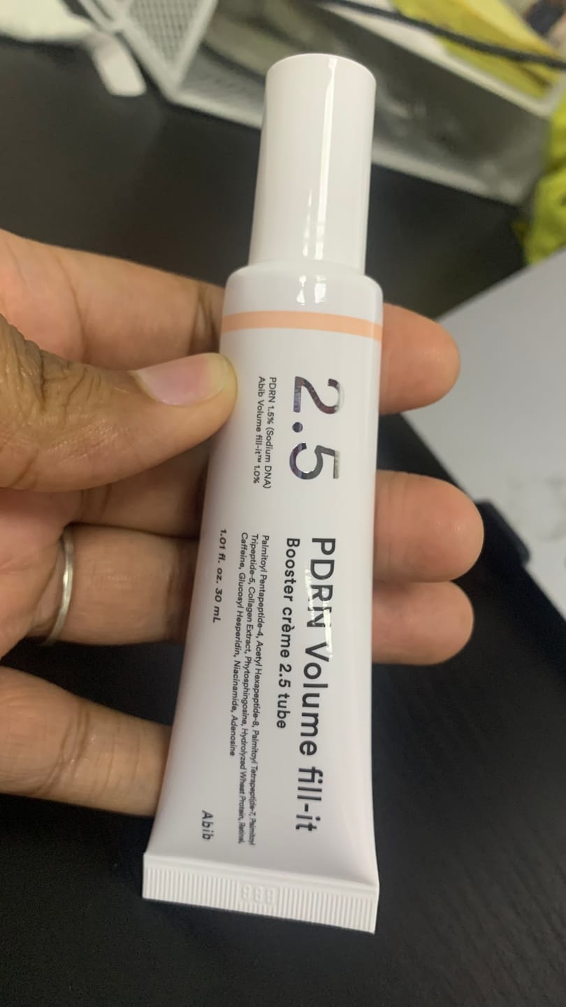 Customer photo review of PDRN Volume fill-it Booster crème 2.5 tube