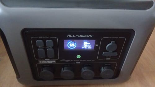 Customer photo review of ALLPOWERS R2500 V2 Heim Notstrom Powerstation | 2500W 1920Wh