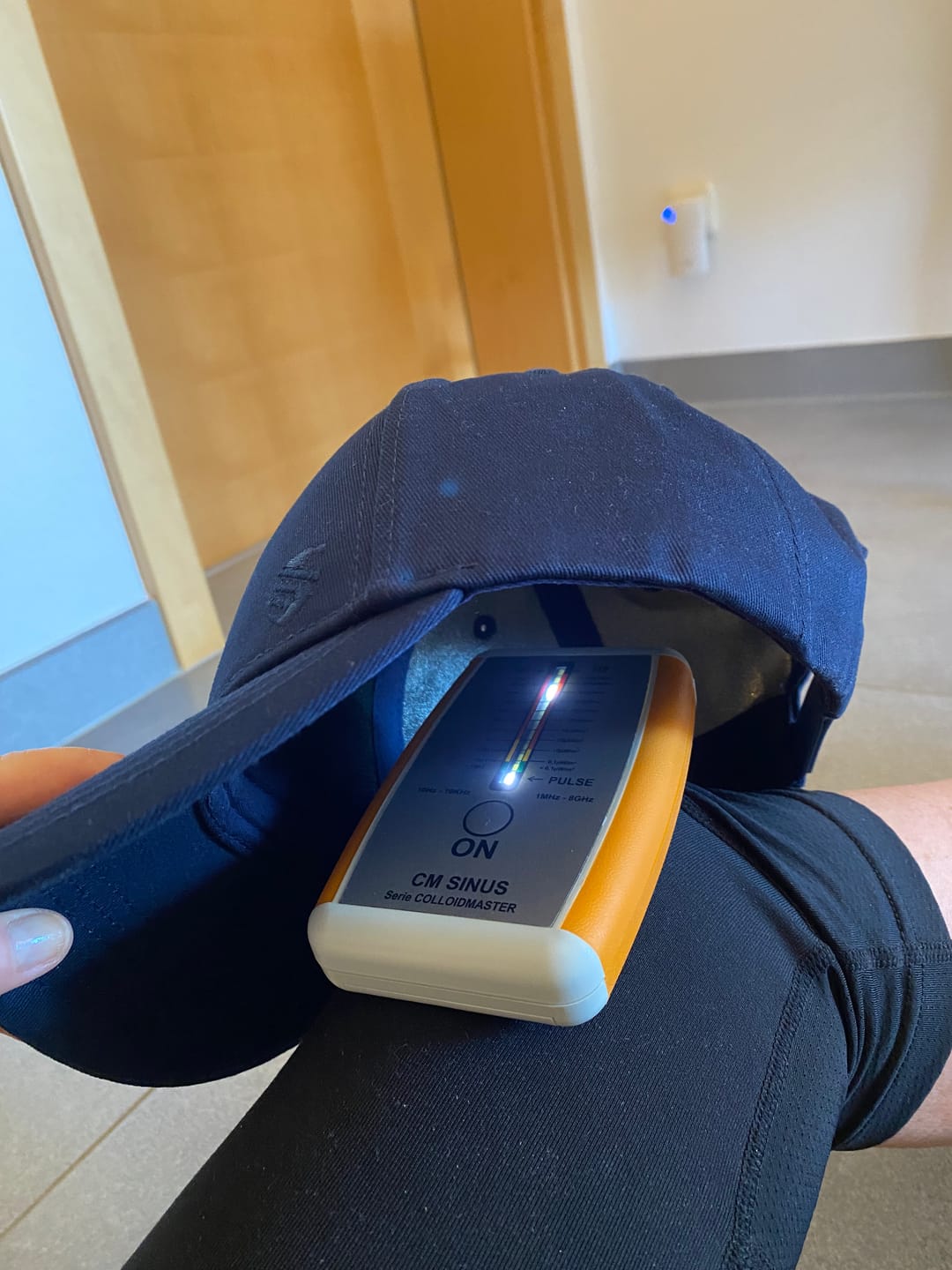 Customer photo review of 5G Strahlenschutz Cap Anti-Elektrosmog Damen & Herren