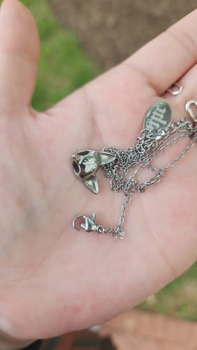 Customer photo review of Bunny Doll Necklace