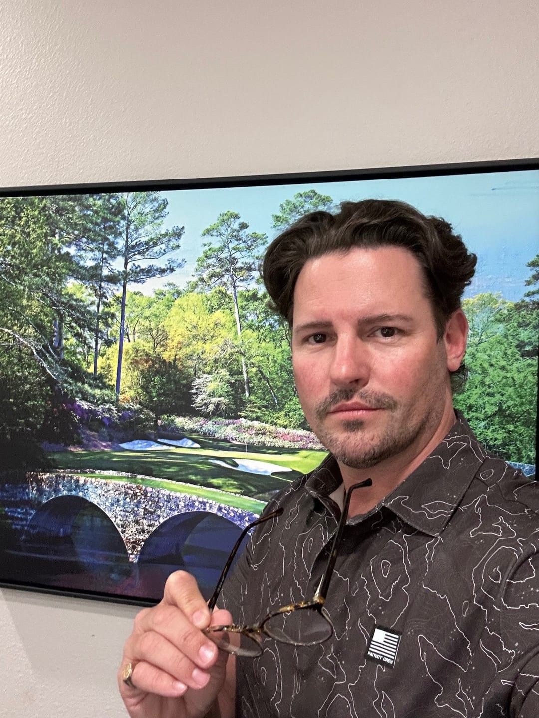 Customer photo review of Augusta National Abstract Wall Art
