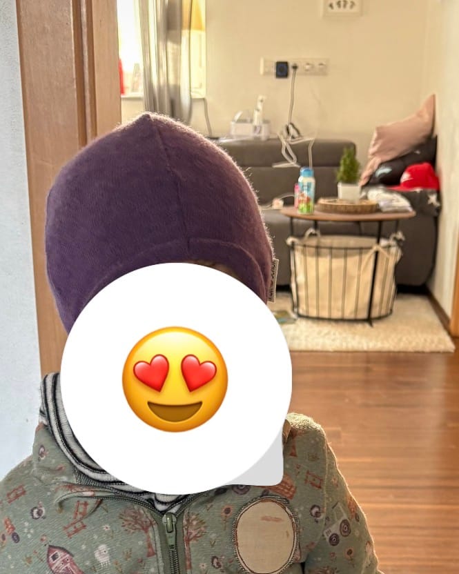 Customer photo review of Kaschmirbeanie Lila